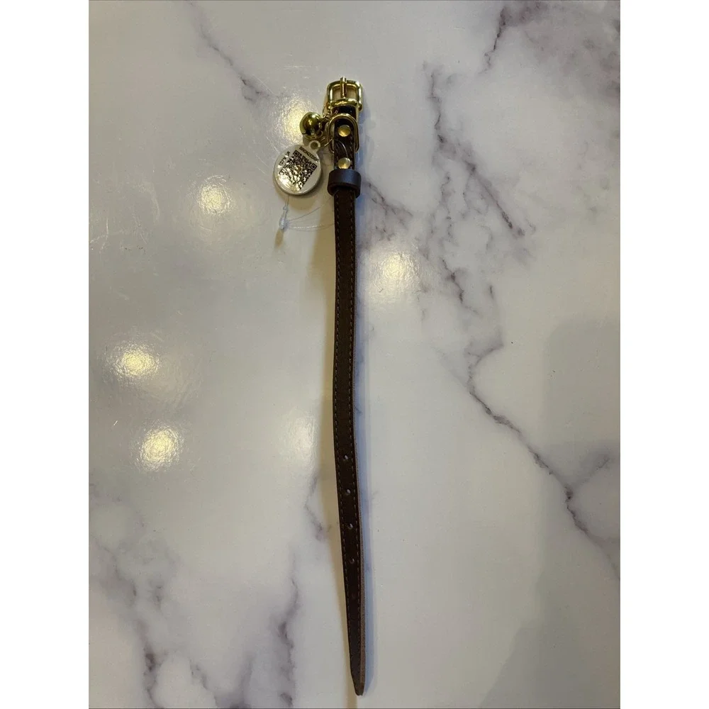 Bronzedog Leather Cat Collar Size 7